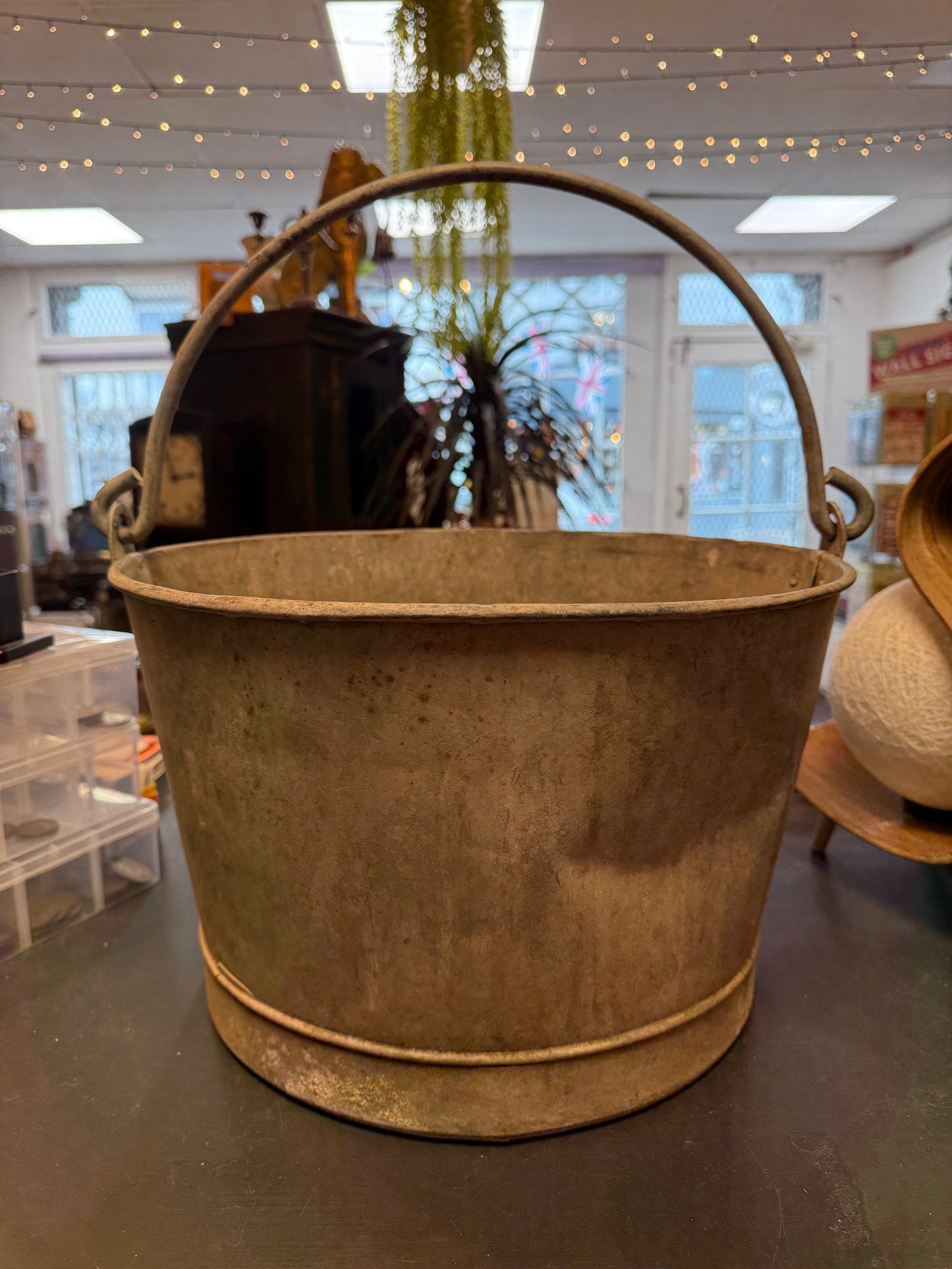 Galvanised bucket