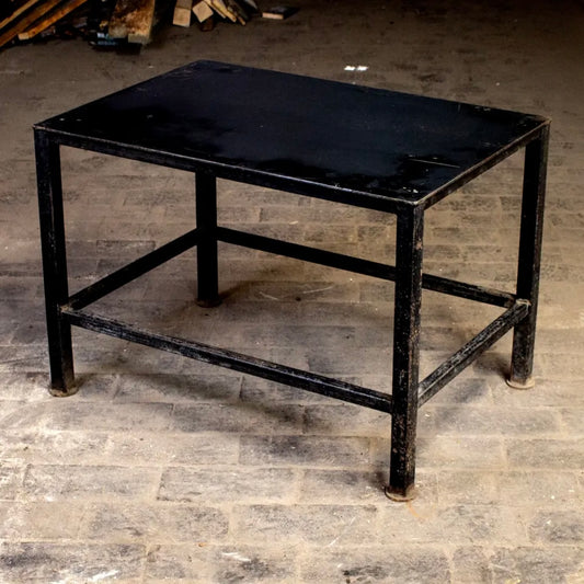 Vintage Metal Industrial Factory Coffee Table