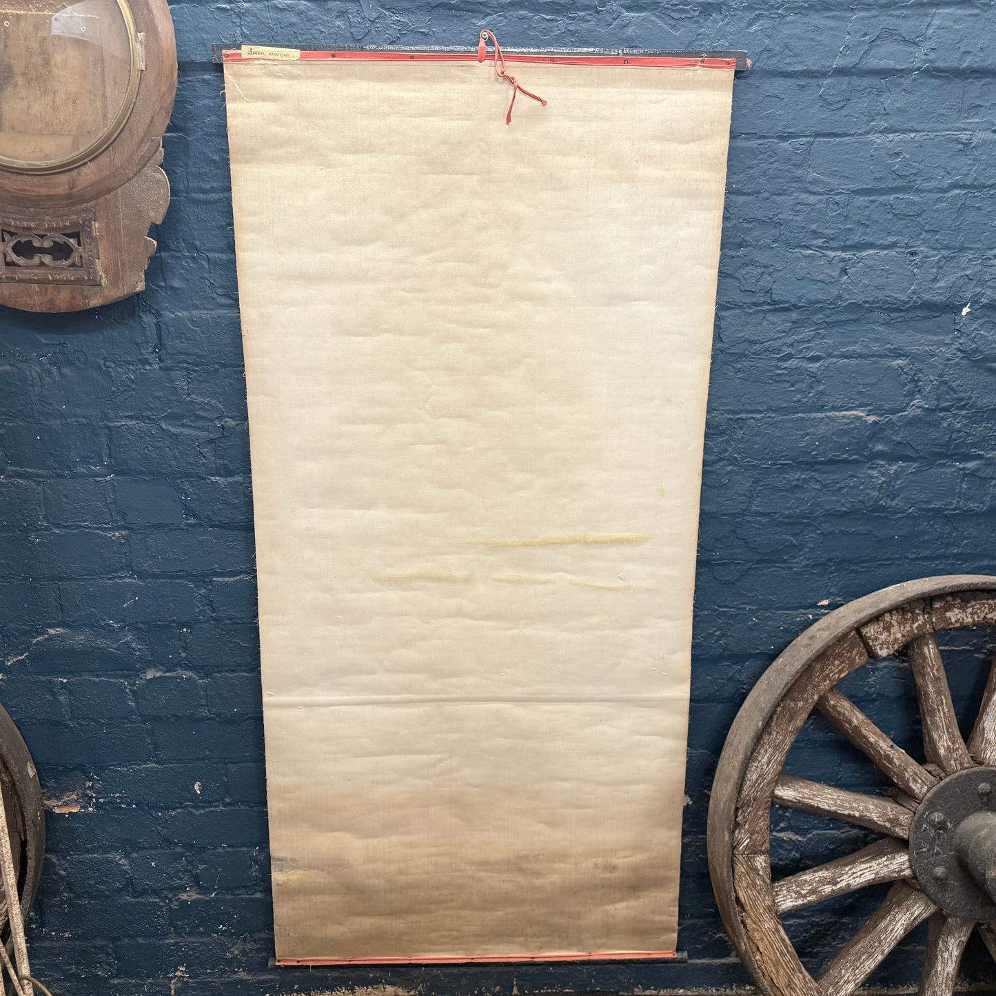 Vintage St Johns Ambulance Anatomy Poster Signed J. Teck