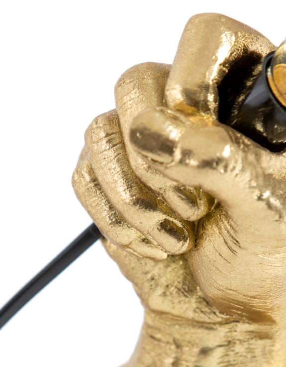 Gold Hand Held Table Lamp