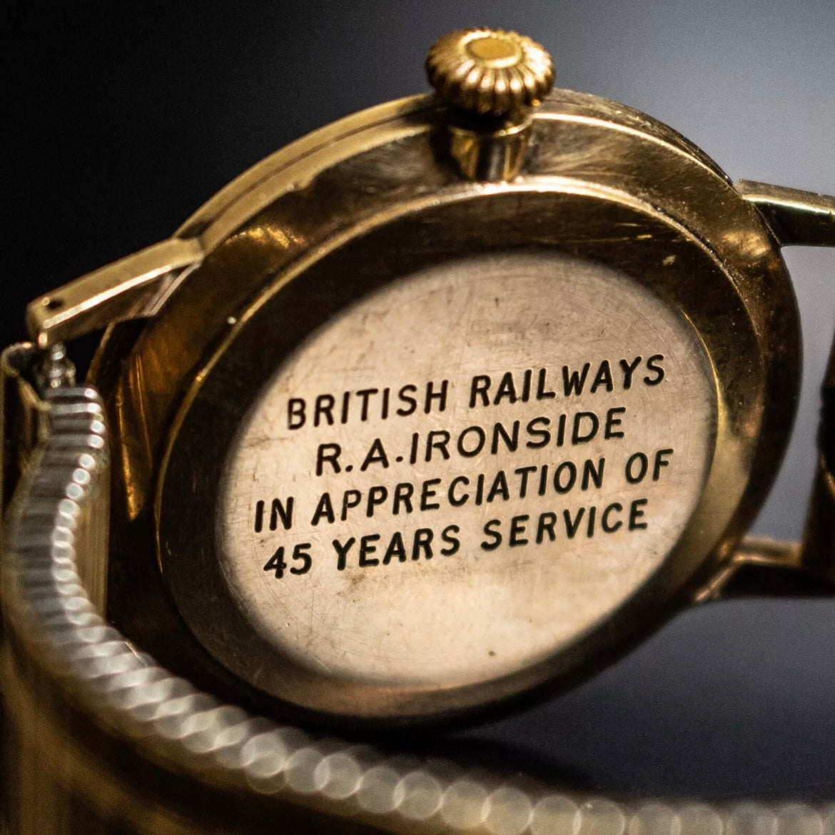 Vintage Smiths Astral 9ct Gold Watch Made In England