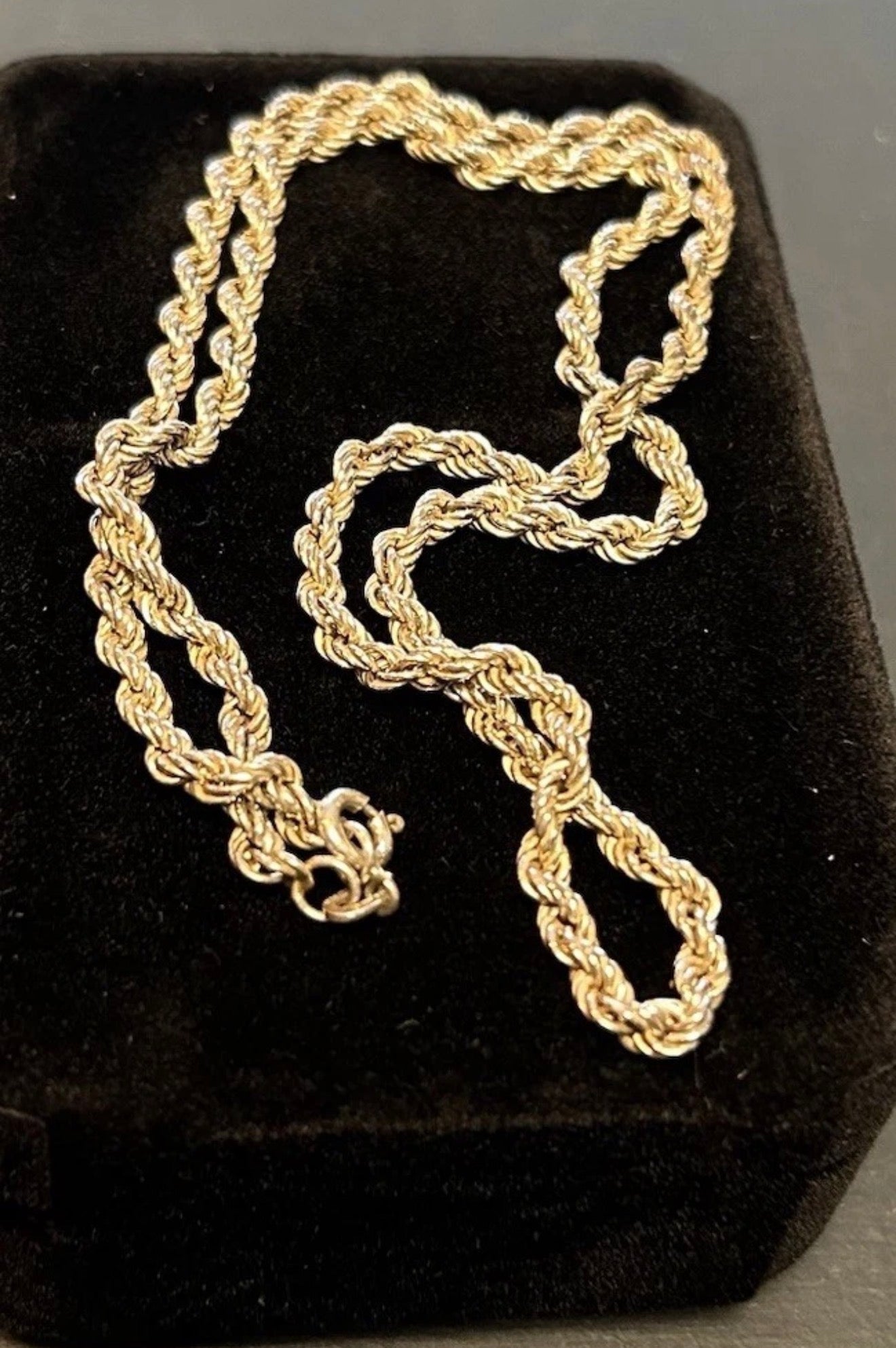 925 silver rope chain 20 inch