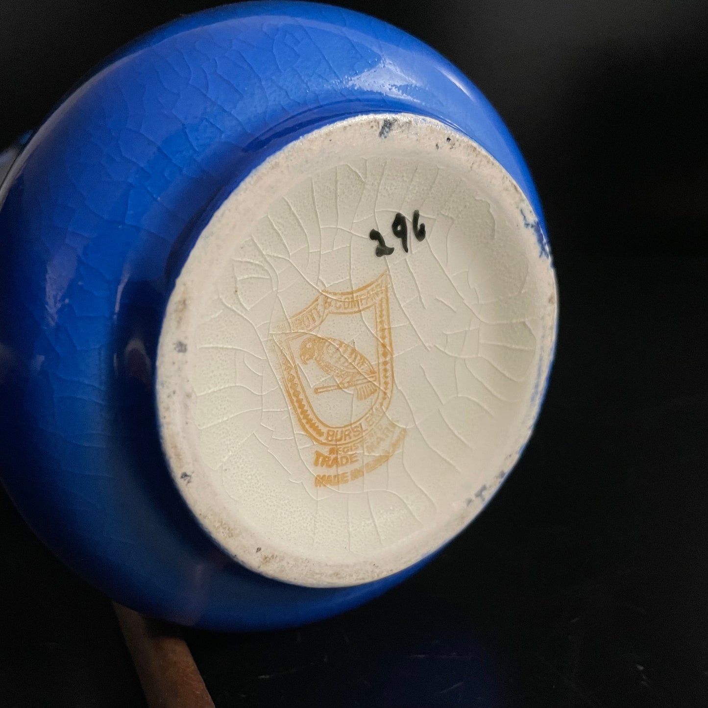 Vintage Parrott & Co 1930s Oriental Style Vase