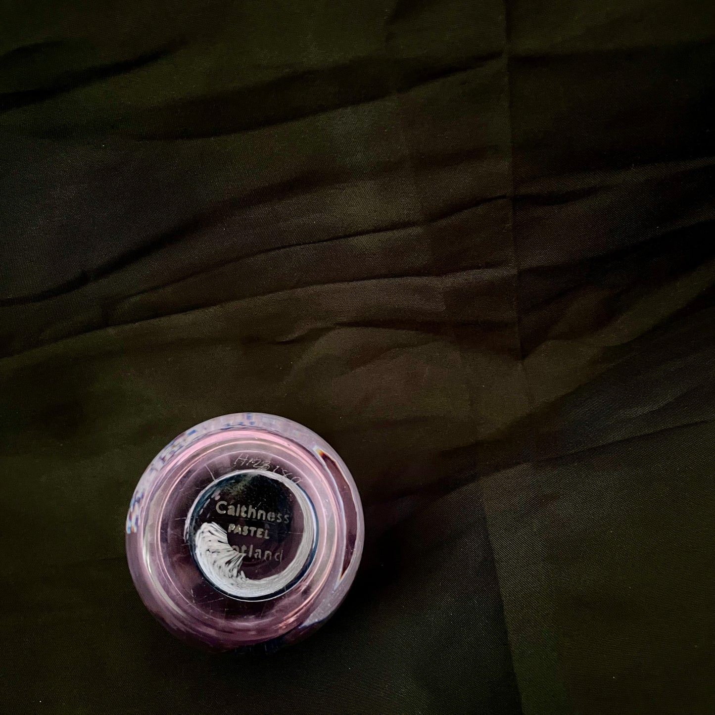 Vintage Caithness Glass purple Paperweight