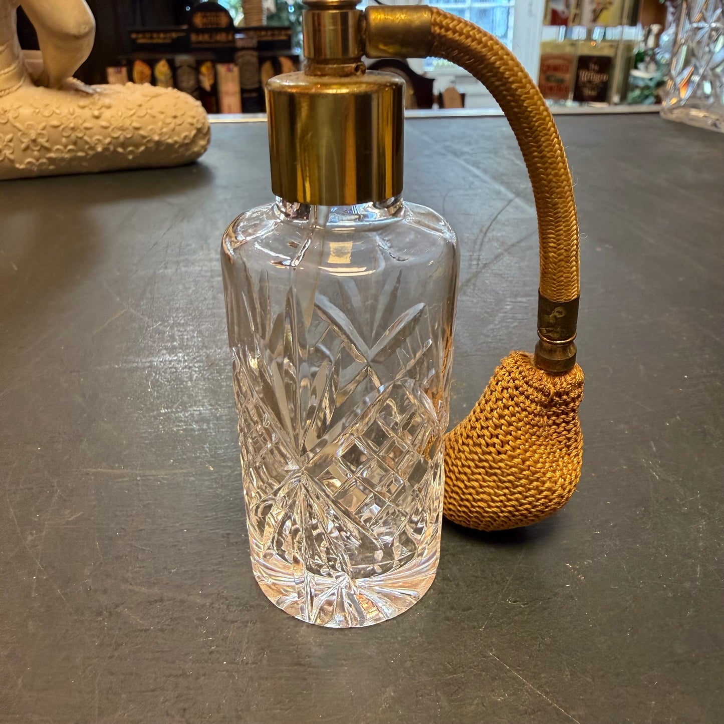 glass perfume bottle vintage