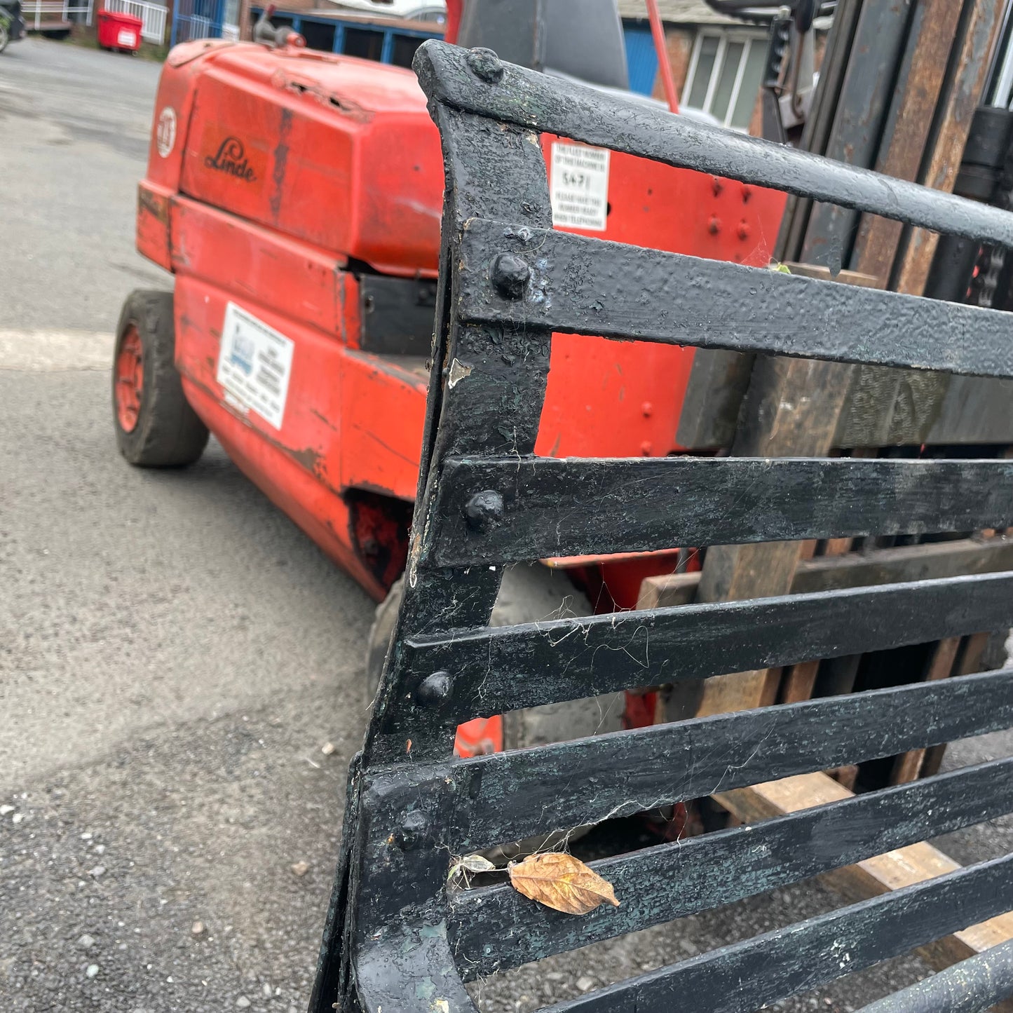 Antique Vintage Strap Work Wrought Iron Garden Bench