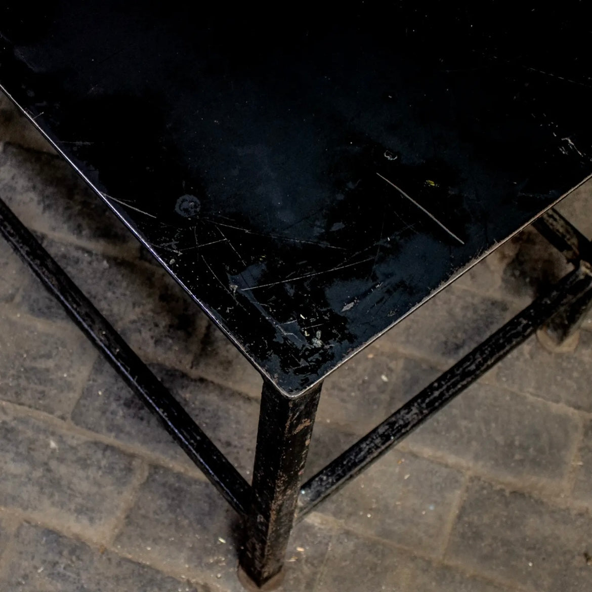 Vintage Metal Industrial Factory Coffee Table