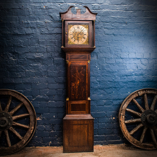 Antique Vintage Tho. S Reynolds Warwick Grandfather Clock