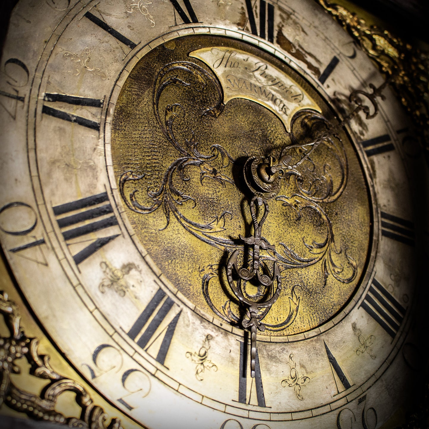 Antique Vintage Tho. S Reynolds Warwick Grandfather Clock