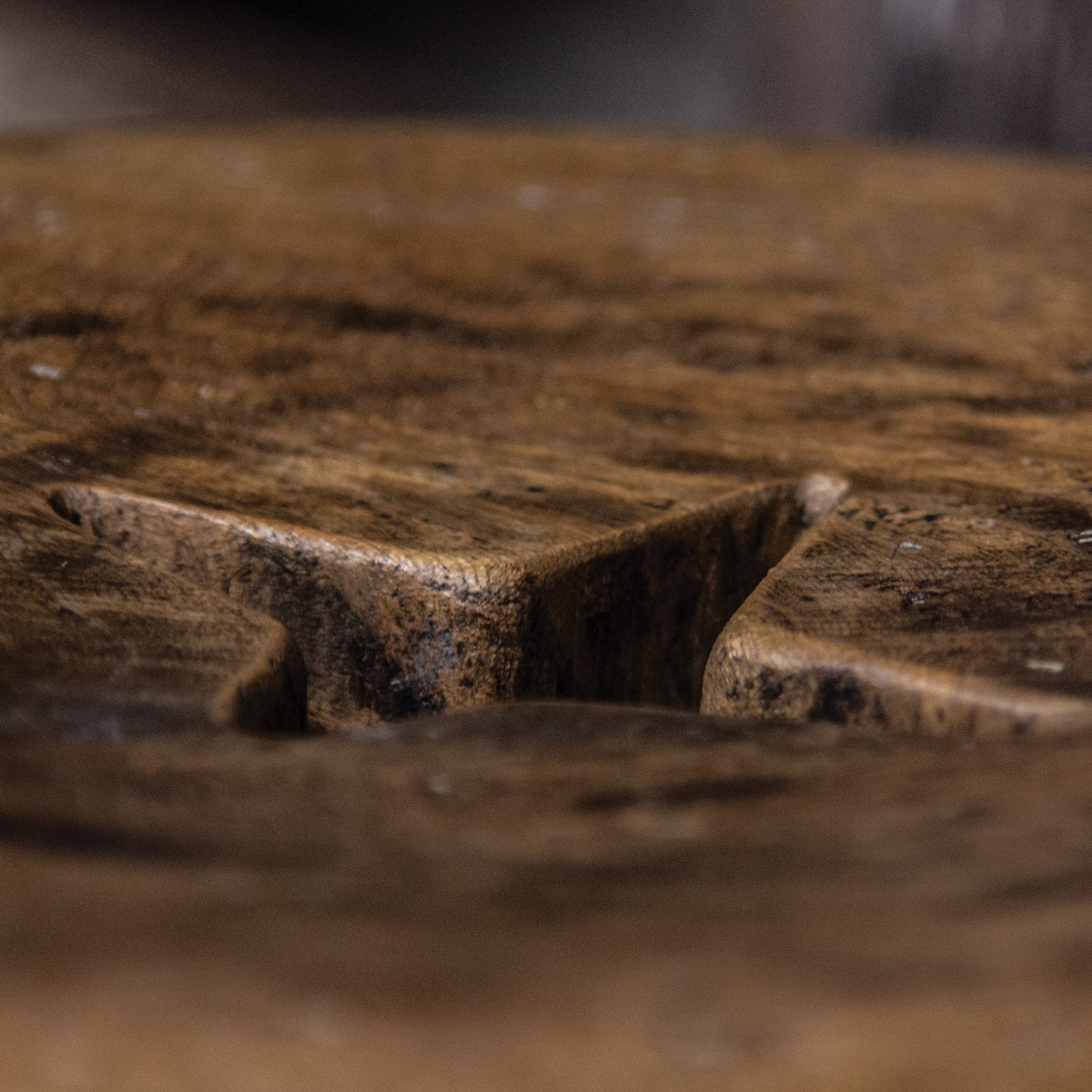 Antique Victorian Primitive Pine Round Stool