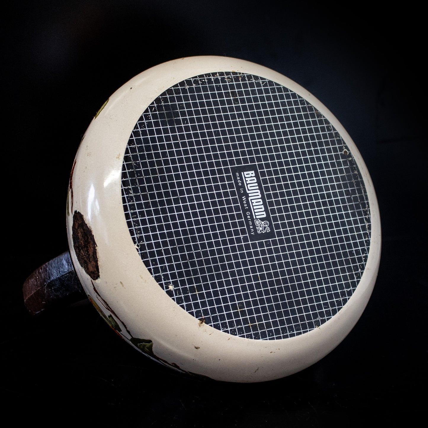 Vintage Mid Century West German Baumann Enamel Kettle