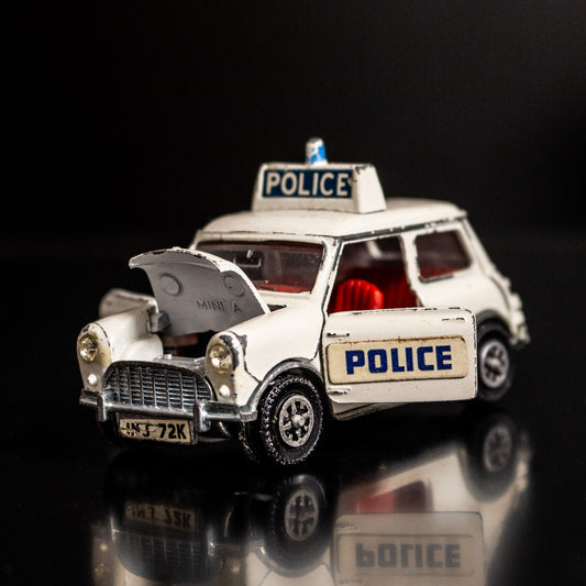 Vintage Dinky Toys Diecast Mini Police Car