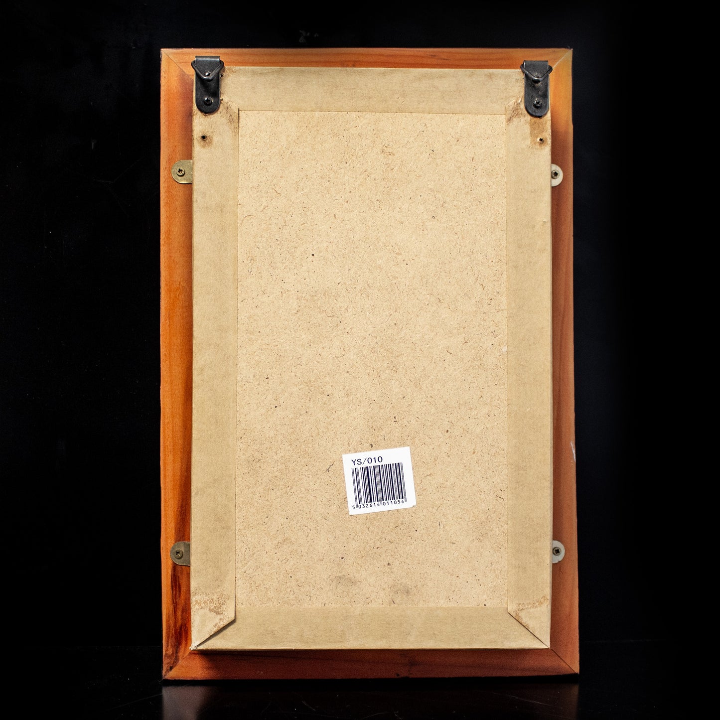 Vintage Oriental Shadow Box Frame Blue White China & Books