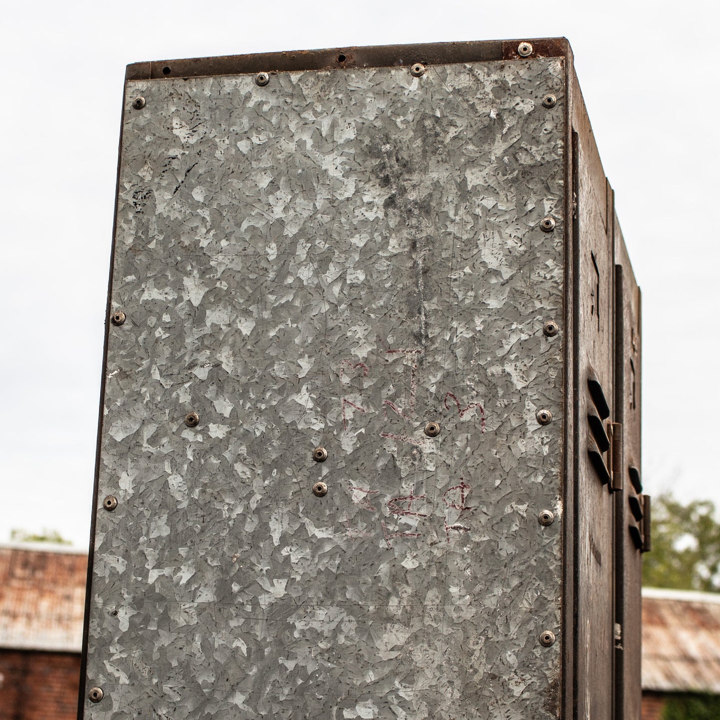 Vinatage Metal Factory Industrial Pair Of Lockers