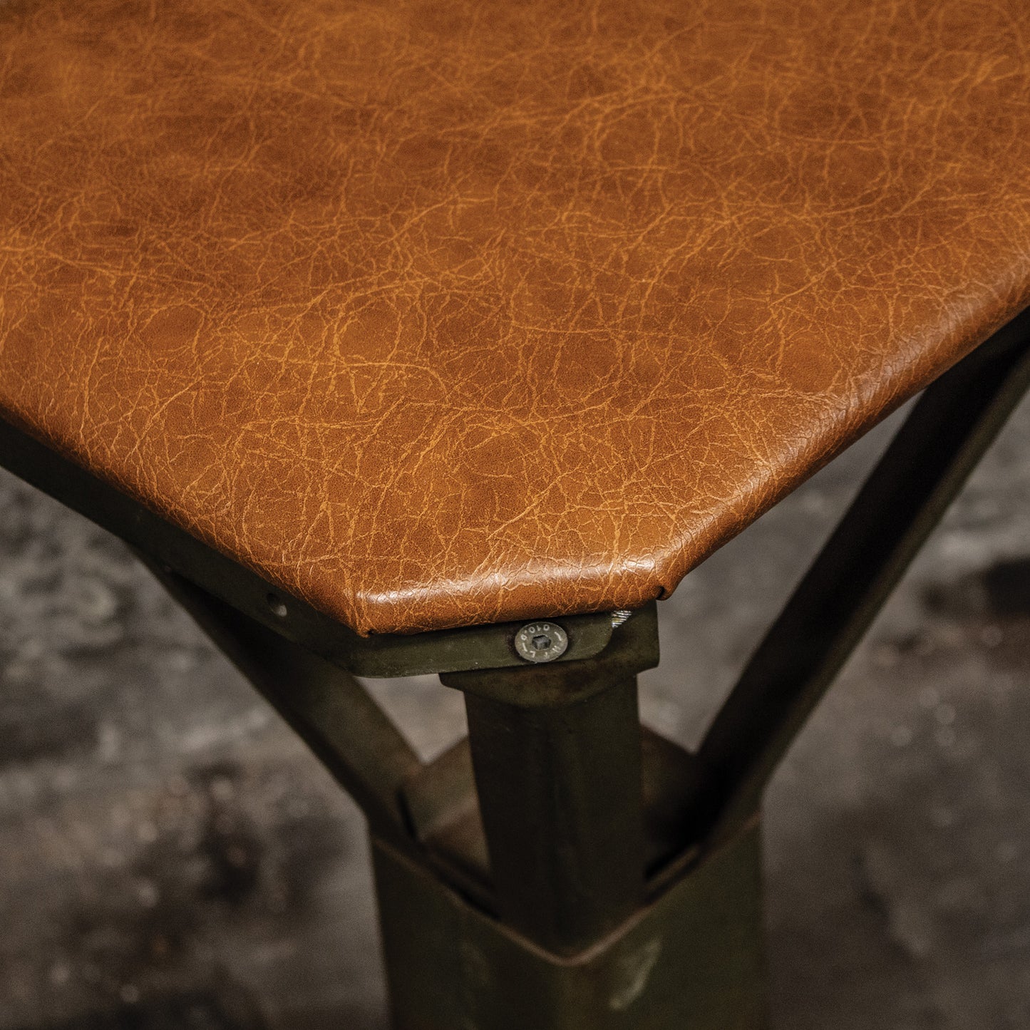 Vintage Evertaut Industrial Chair / Stool