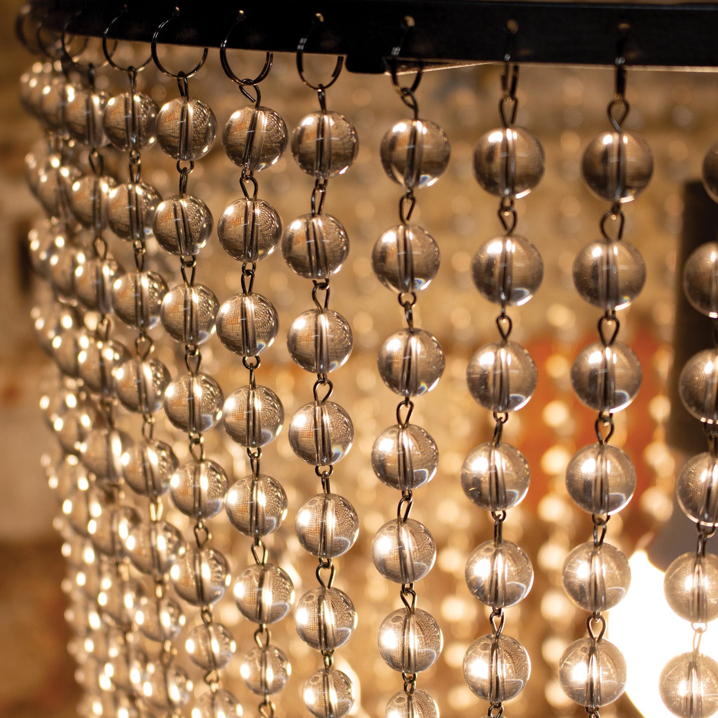 Glass Bead Pendant Ceiling Light chandelier