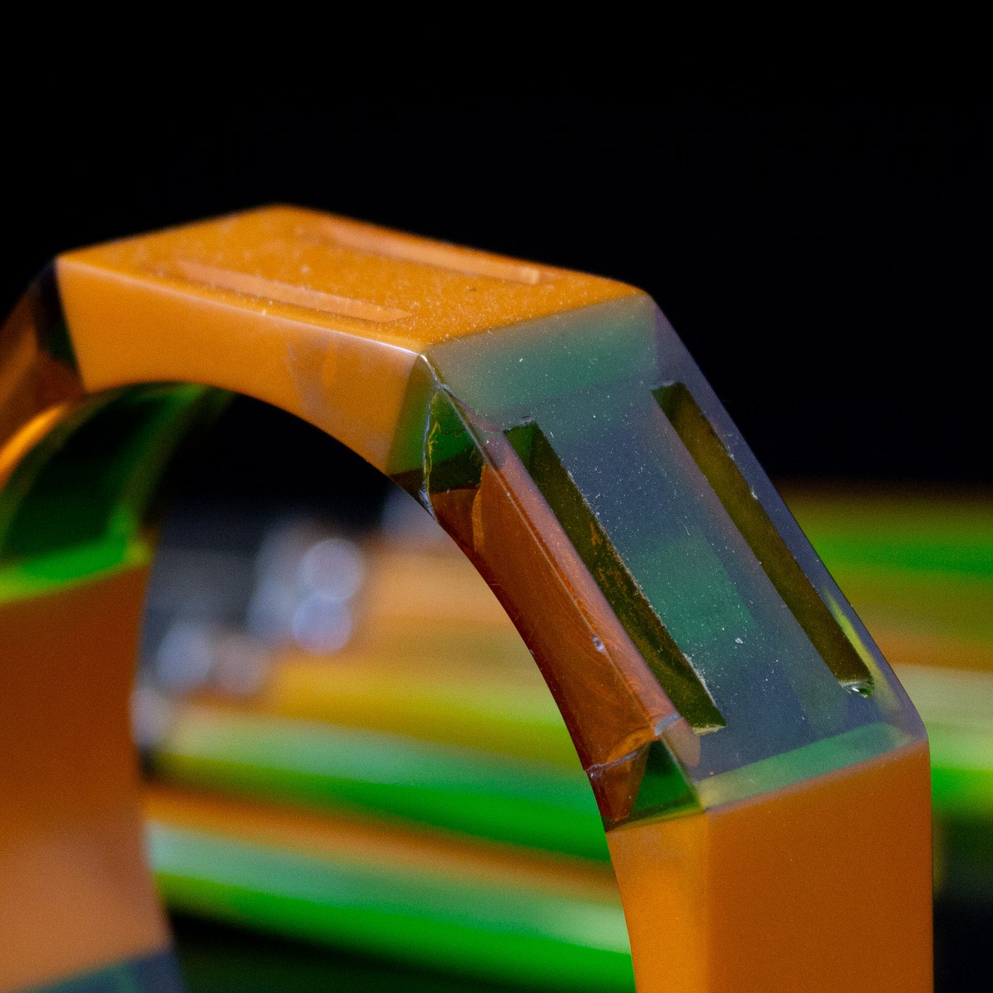 Vintage Art Deco Solingen Fruit Knife Set In Stand