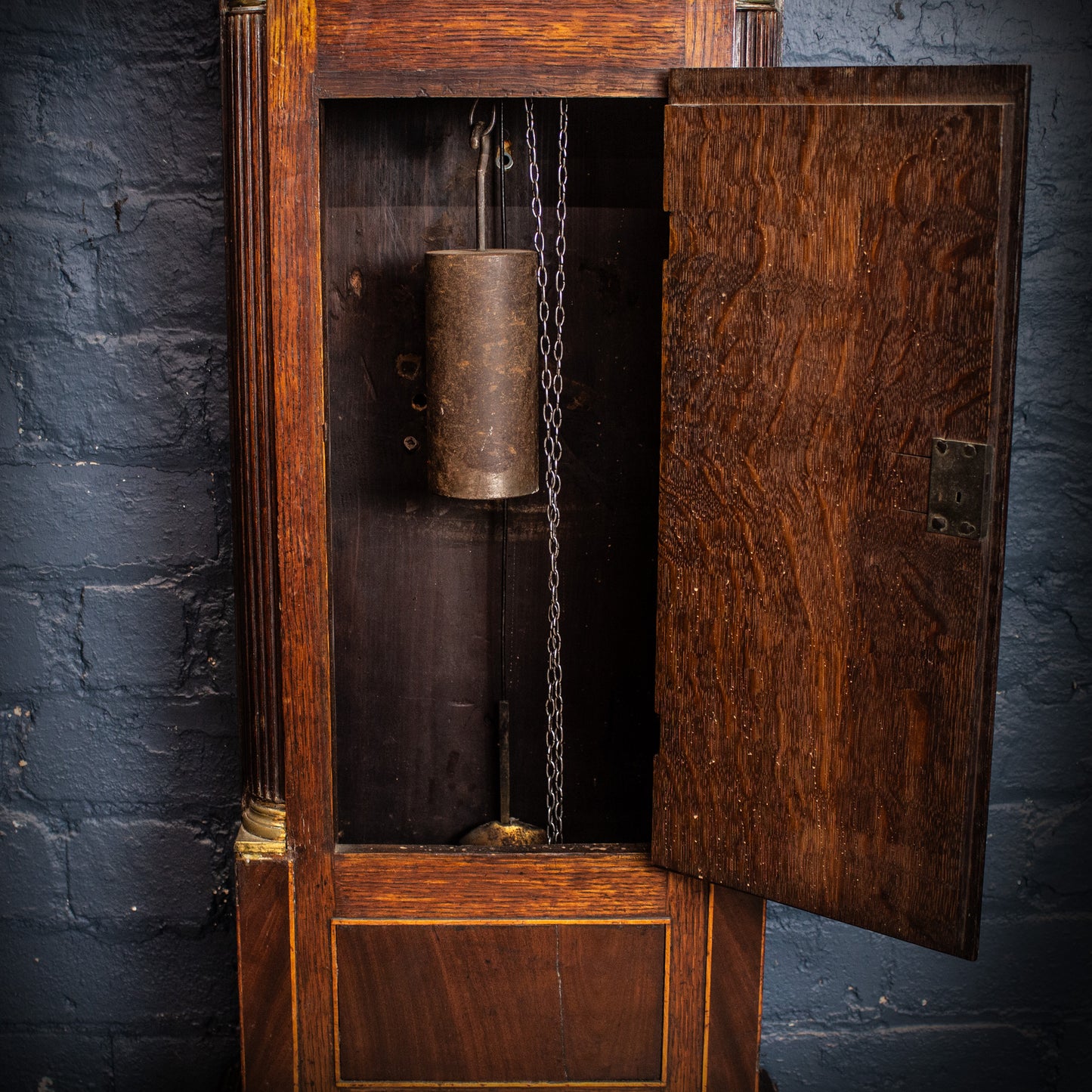 Antique Vintage Tho. S Reynolds Warwick Grandfather Clock