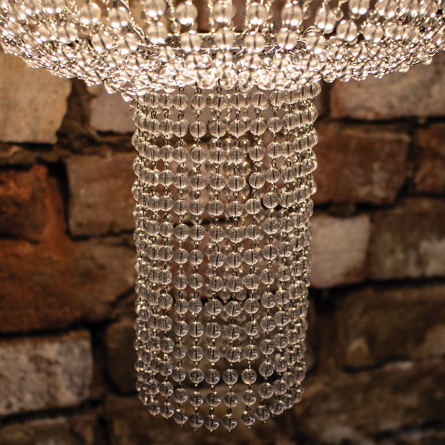 Glass Bead Pendant Ceiling Light chandelier