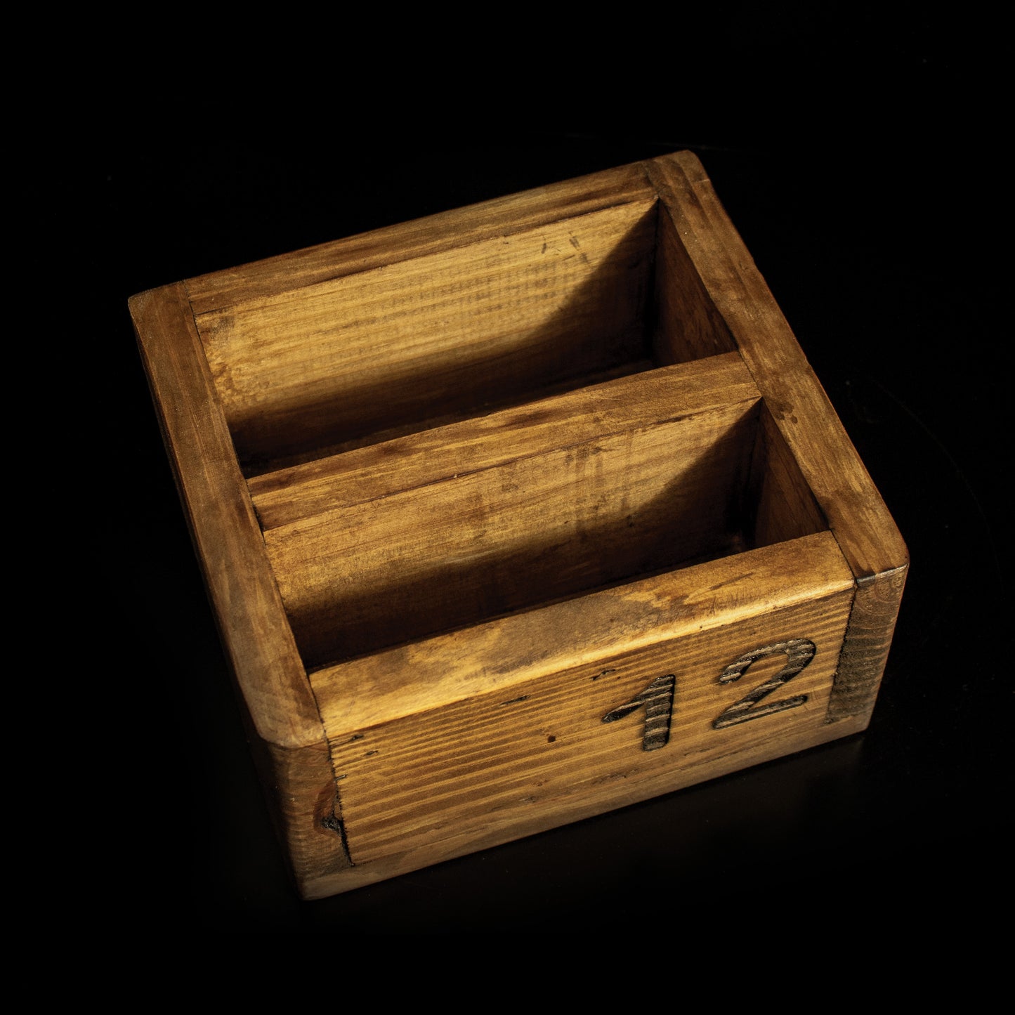 Handmade Reclaimed Wood Condiment Caddy