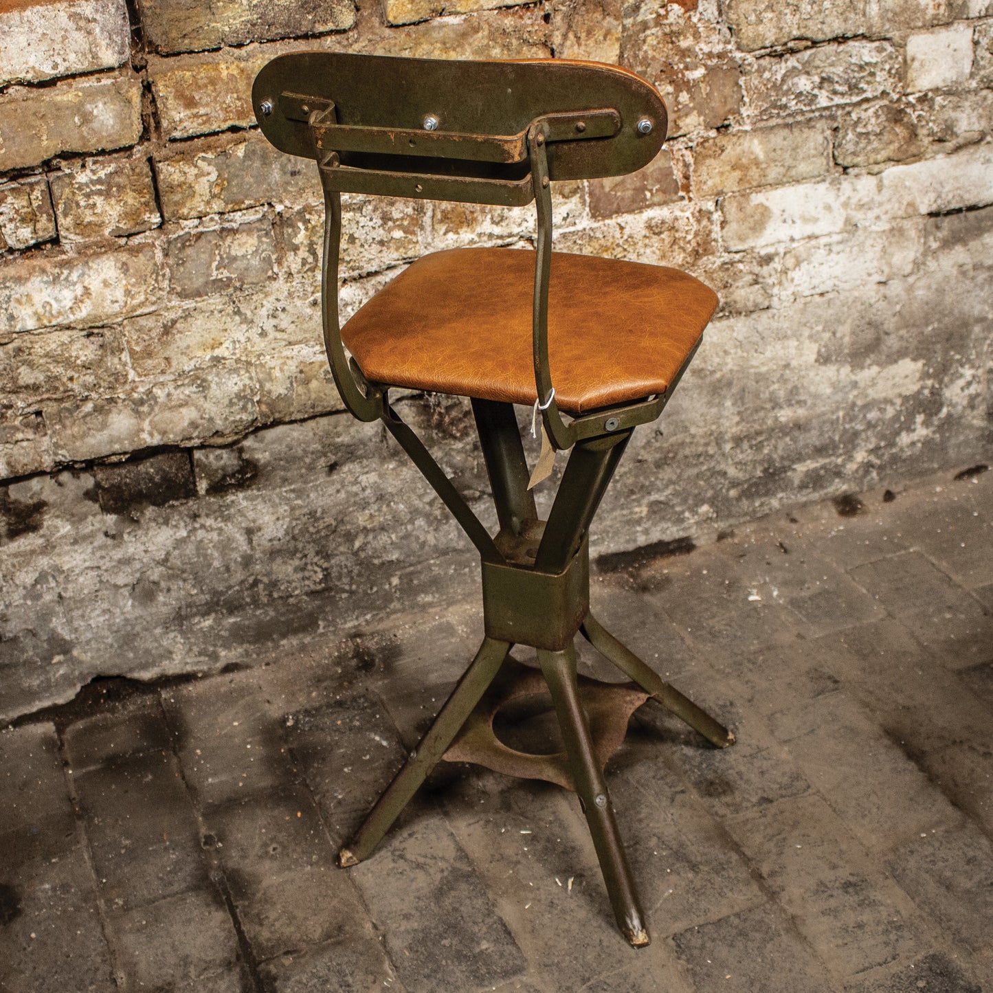 Vintage Evertaut Industrial Chair / Stool