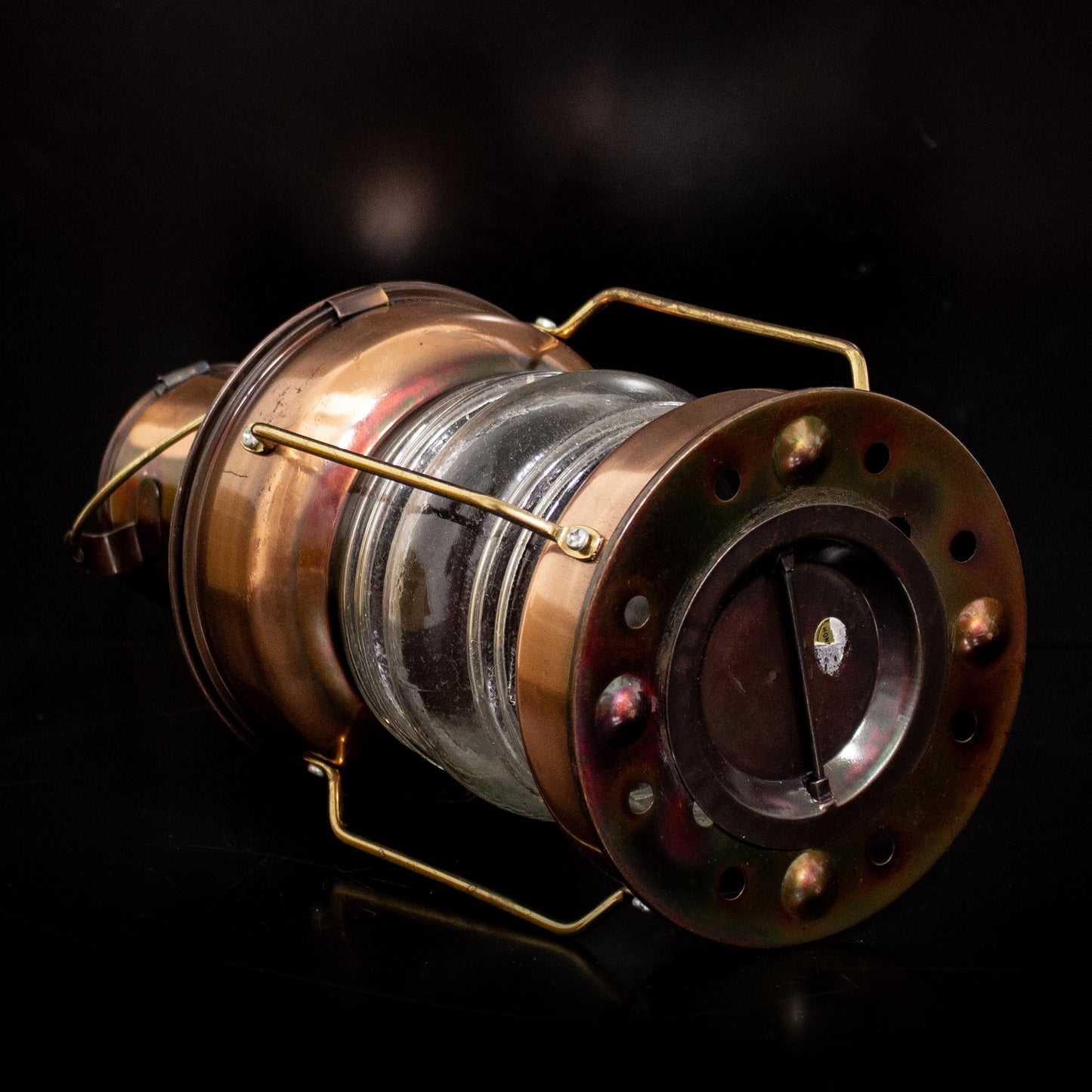 Vintage Style Copper / Brass Oil Lantern Lamp