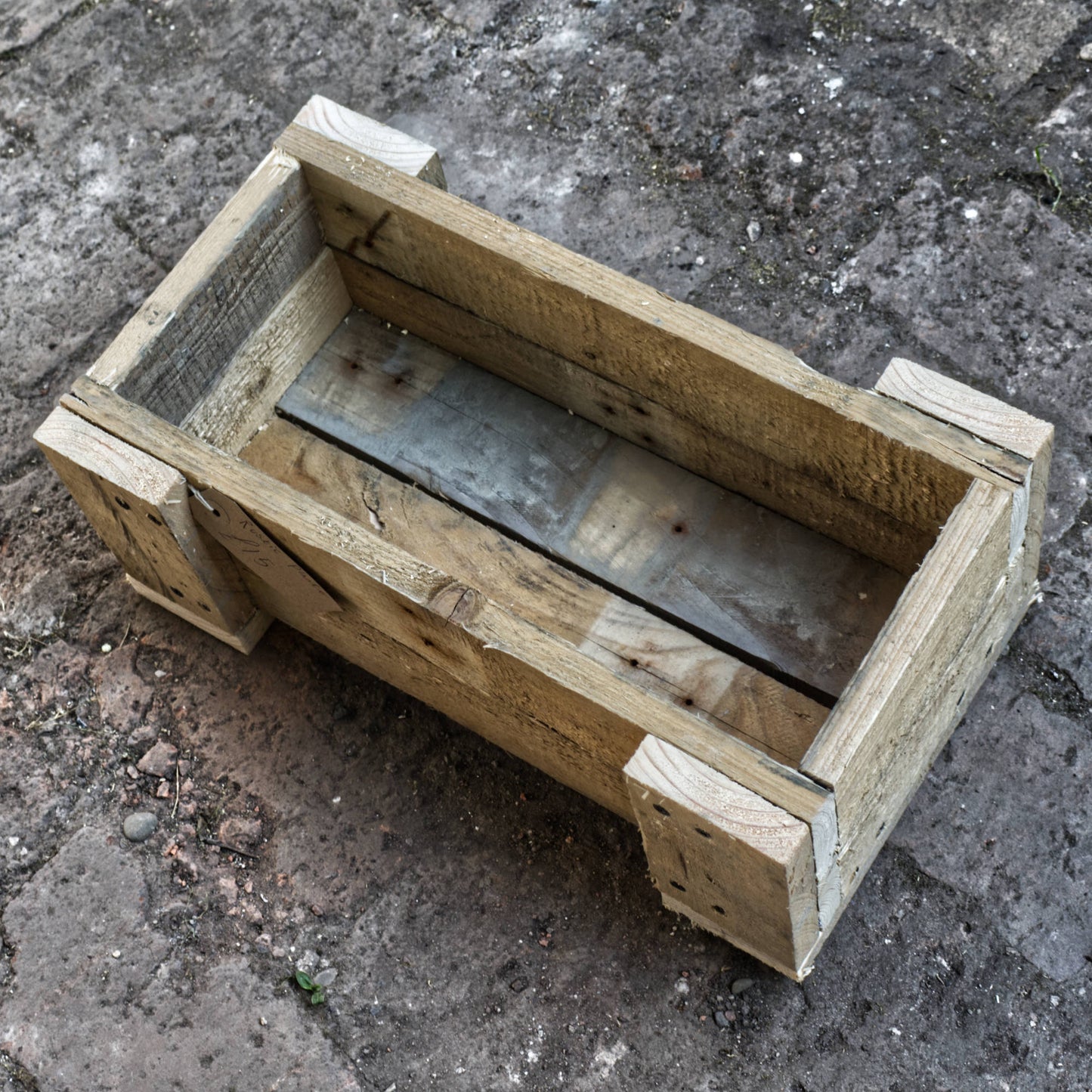Handmade Rustic Reclaimed Wood Small Planter