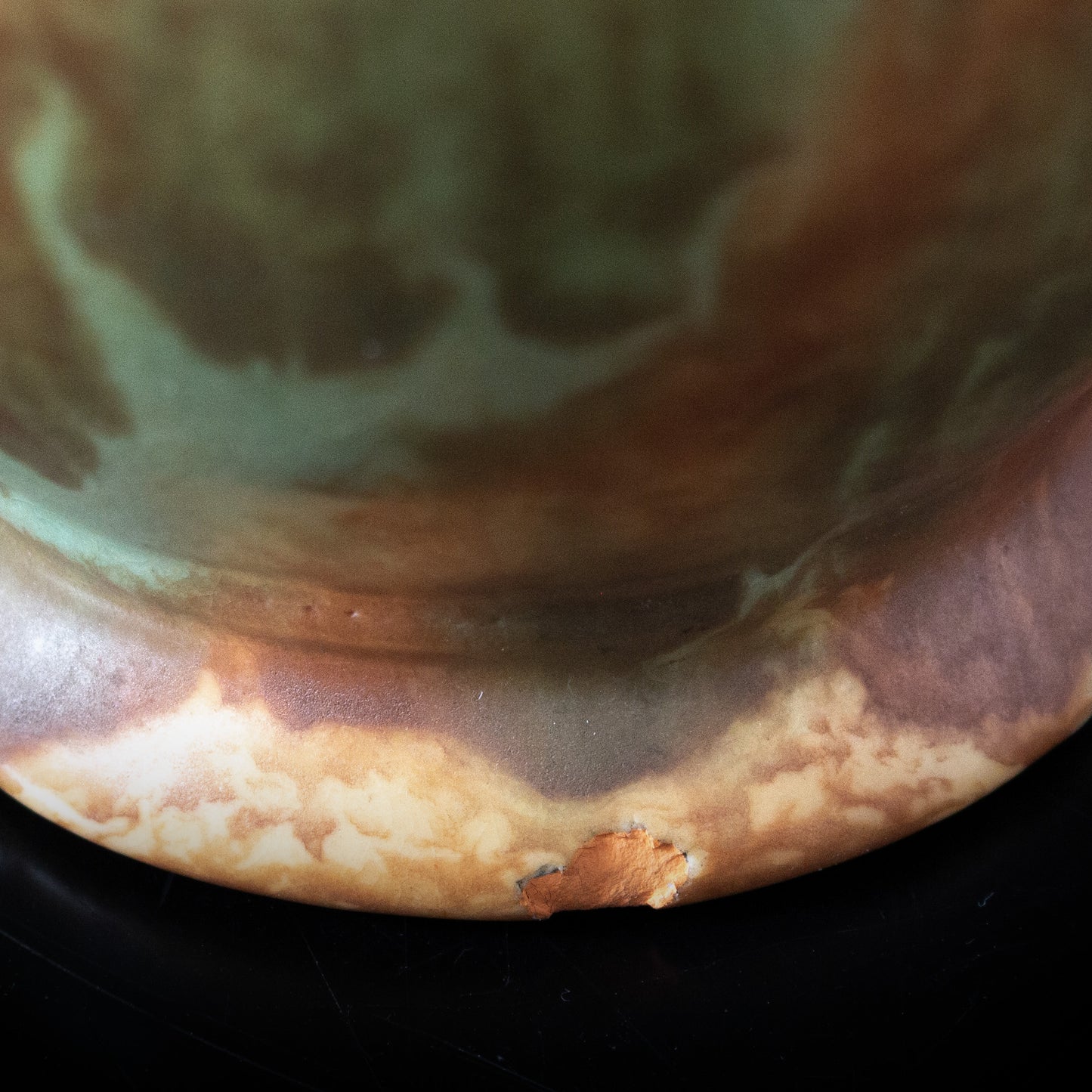 Vintage Shorter & Sons Pottery Art Deco Style Loop Handle Vase