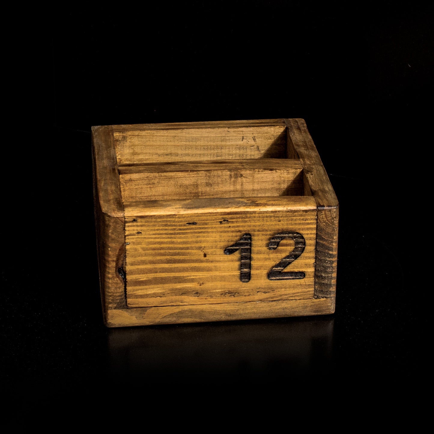 Handmade Reclaimed Wood Condiment Caddy