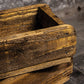 Reclaimed Wooden Rustic Brick Mould Storage Crate