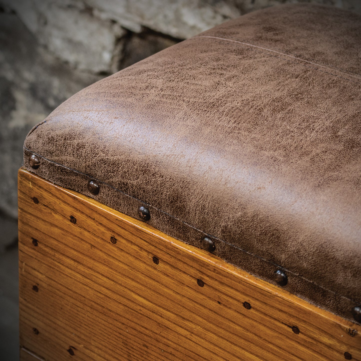 Vintage Piano Stool / Footstool With Drawer