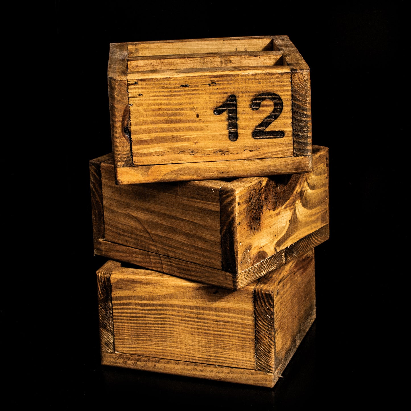 Handmade Reclaimed Wood Condiment Caddy