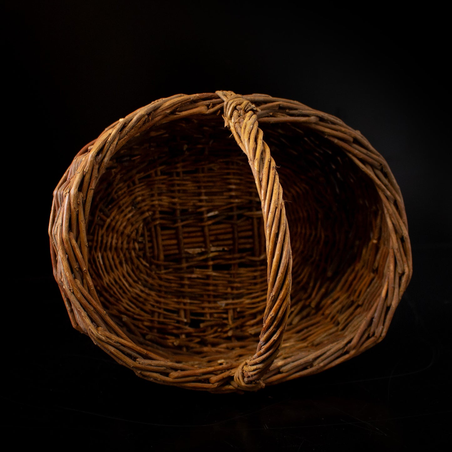 Small Wicker Basket With Handle