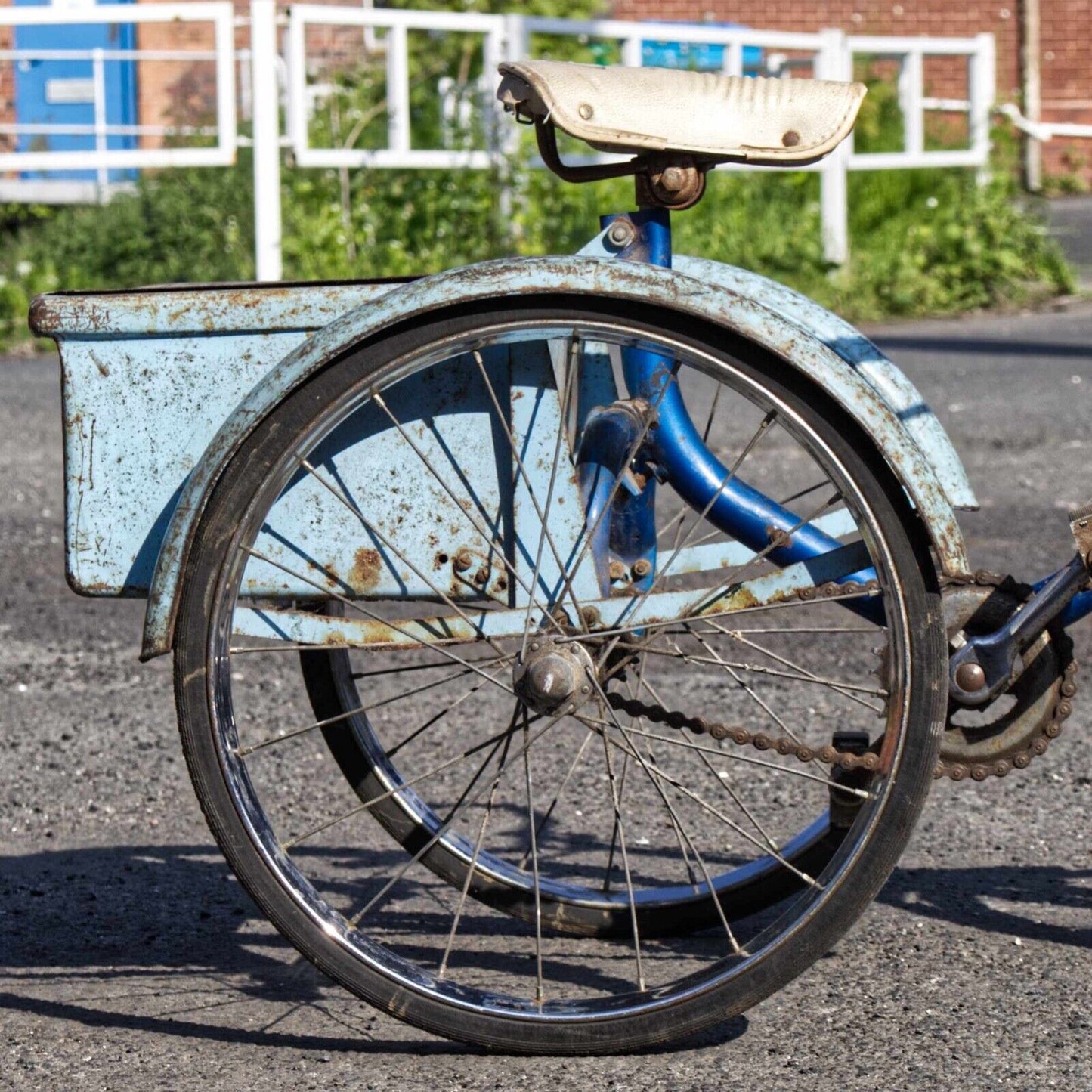 Vintage Childs Raleigh Sunbeam Tricycle With Luggage Box