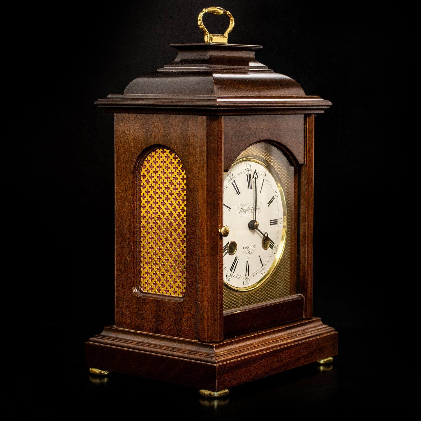Vintage Knight & Gibbins Mechanical 8 Day Mantel Clock