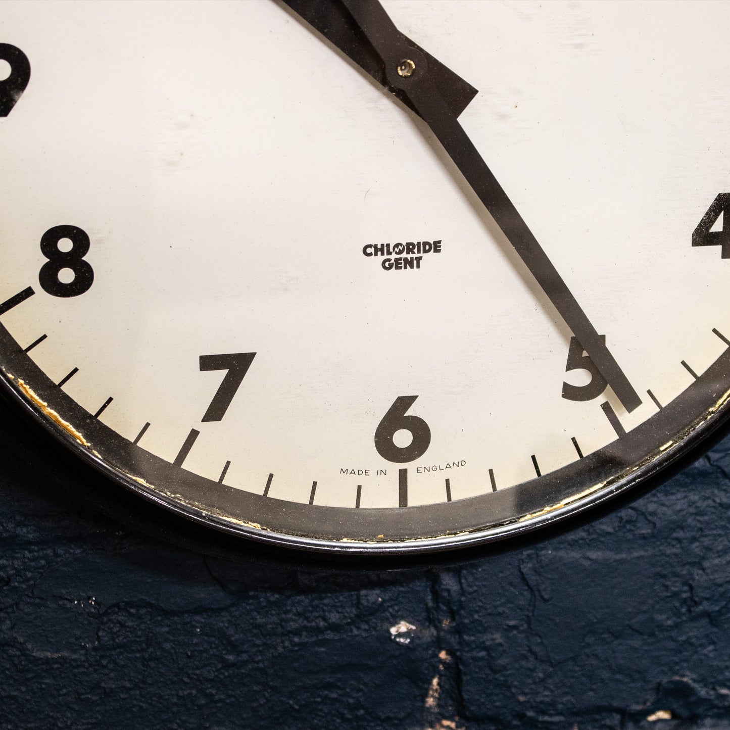 Vintage GWR 'Slave' Railway Wall Clock Gents Of Leicester