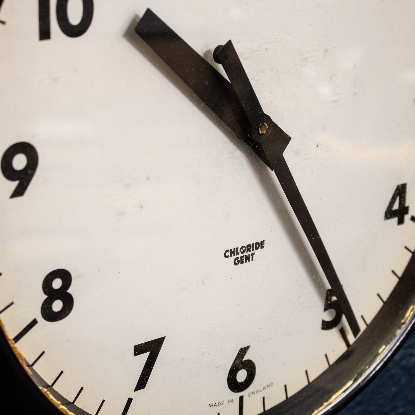 Vintage GWR 'Slave' Railway Wall Clock Gents Of Leicester