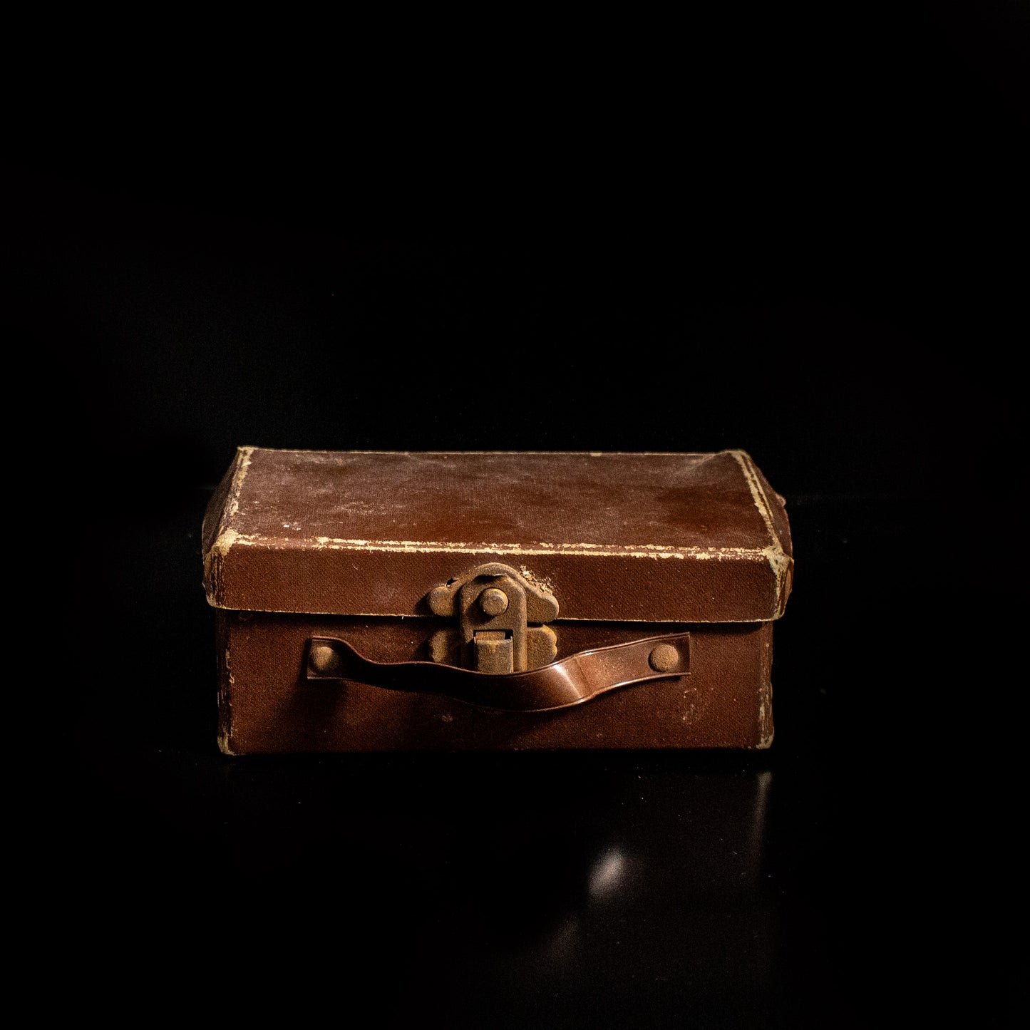 Vintage Miniature Suitcase Of Marbles