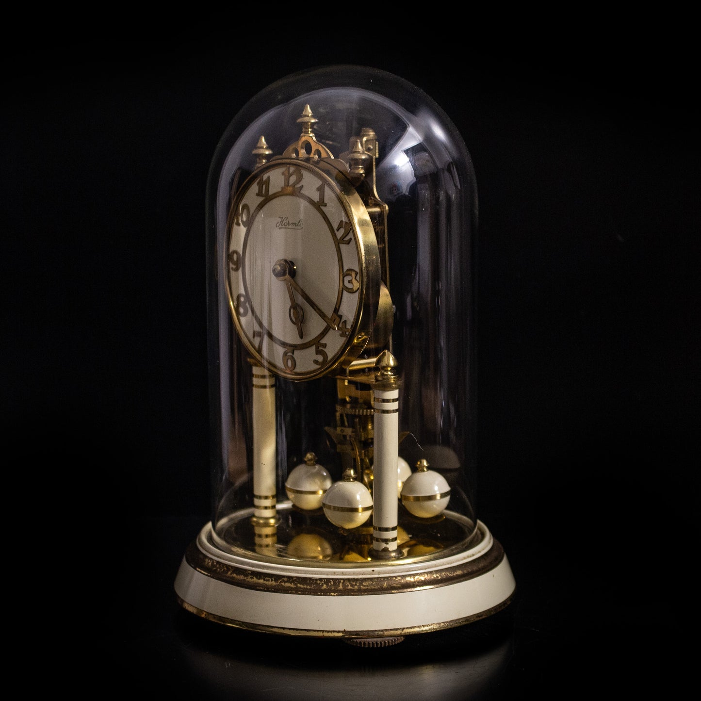 Vintage Franz Hermle 400 Day Mechanical Anniversary Clock