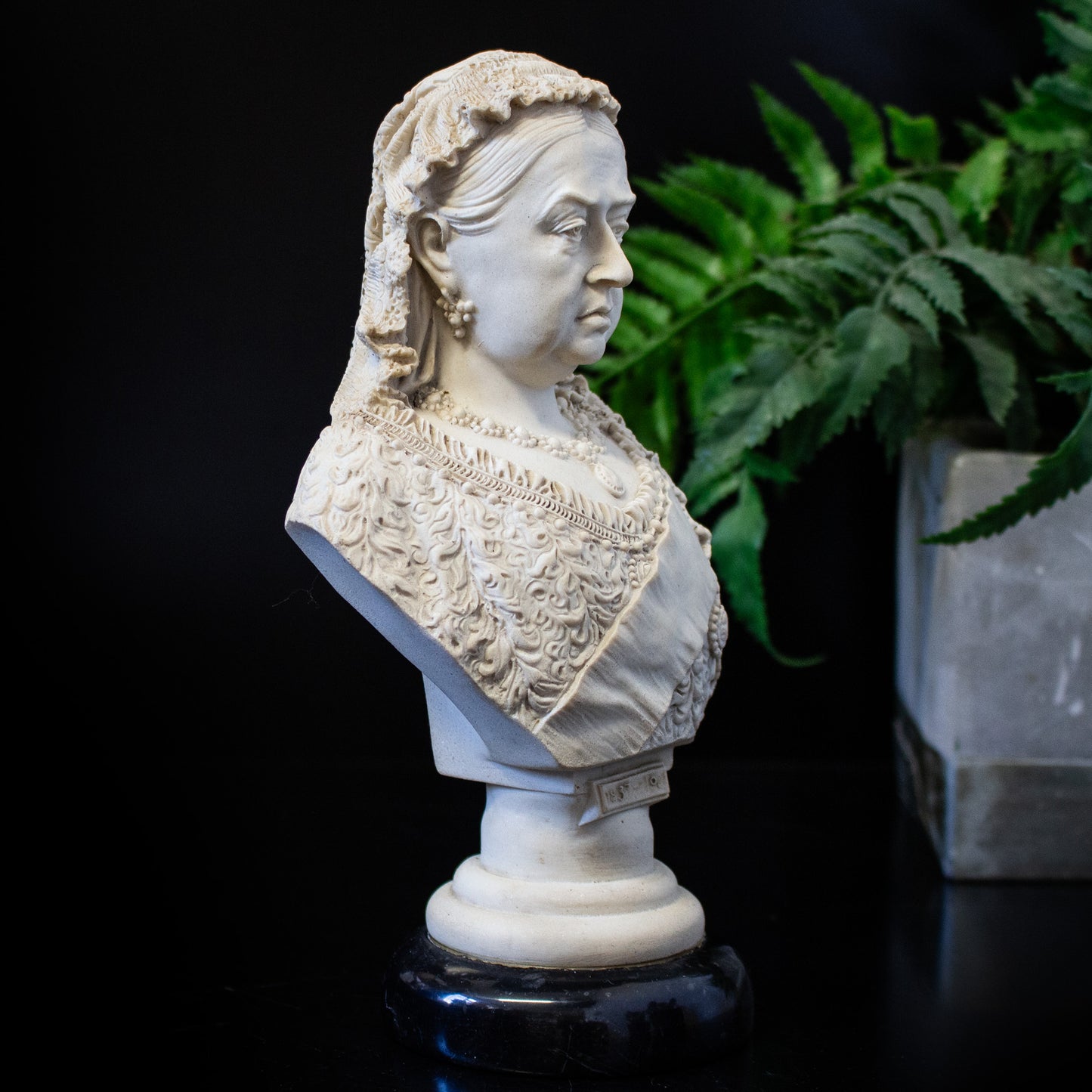 Antique Parian Ware Queen Victoria Commemorative Bust
