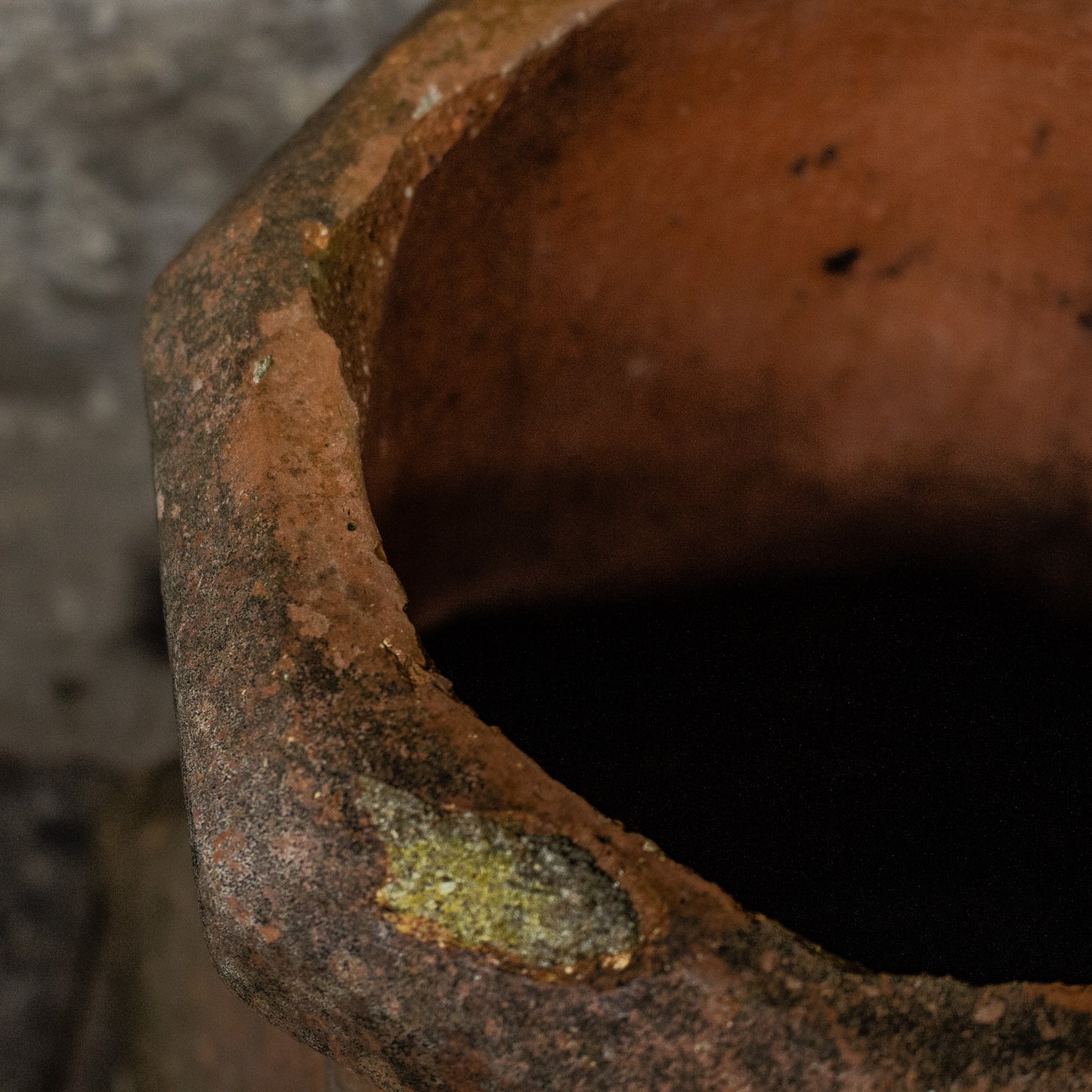 Antique Reclaimed Terrocotta Red Chimney Pot Planter