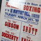 Vintage 1977 Dave Roden Professional Boxing Original Advertising Poster