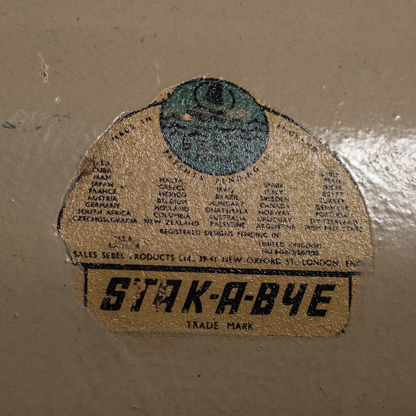 Vintage 1950s Mid Century Stack-A-Bye Chair By Sebel