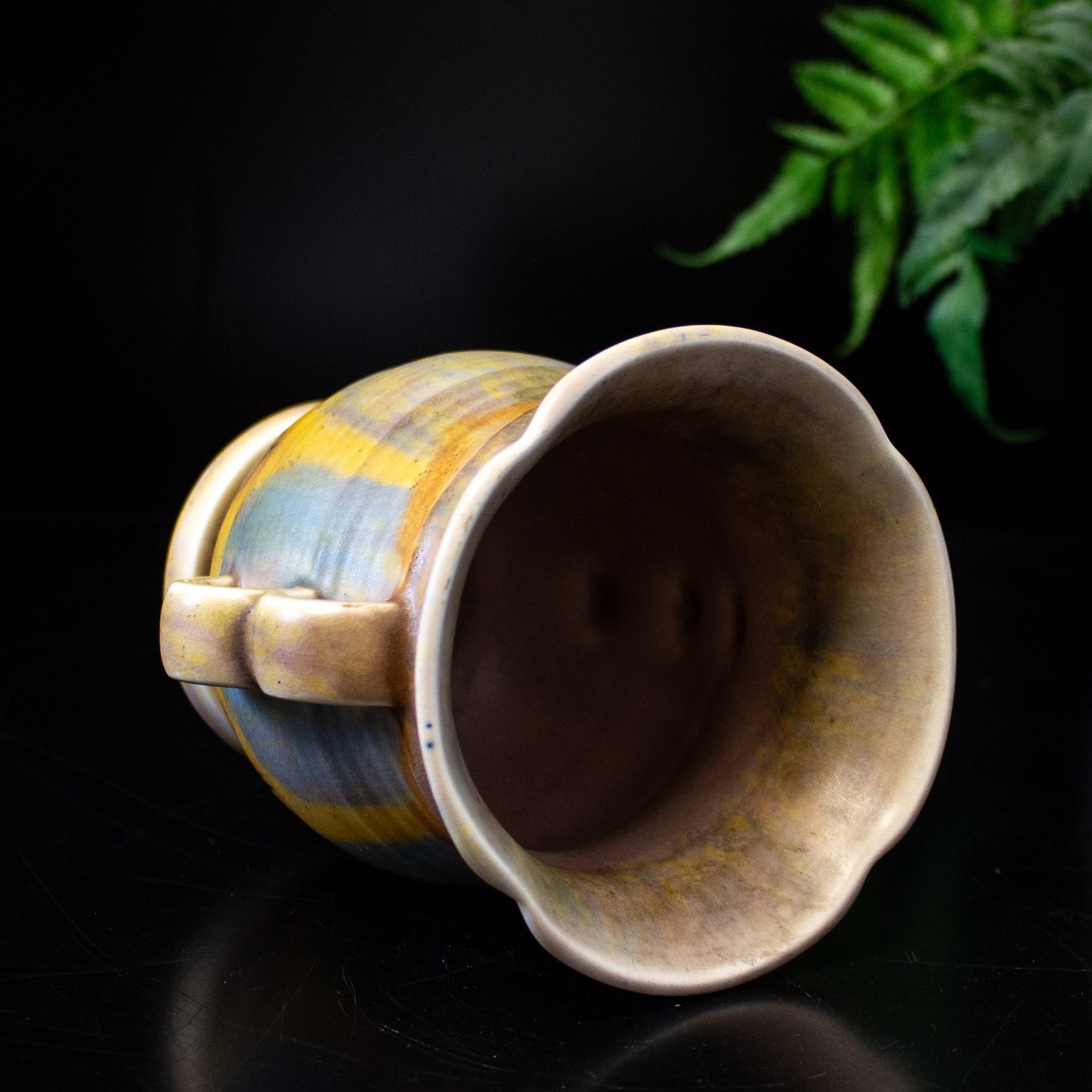 Vintage Loop Handle Vase