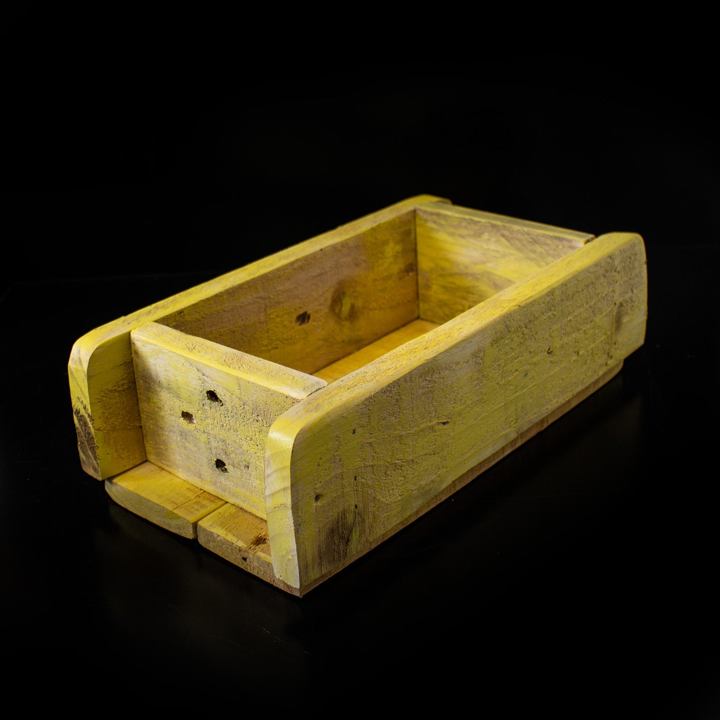 Reclaimed Wooden Rustic Brick Mould Storage Crate