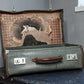 Vintage Mid Century Cheney Small Suitcase Storage Box