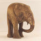 Vintage Hand Carved Mango Wood Elephant Ornament