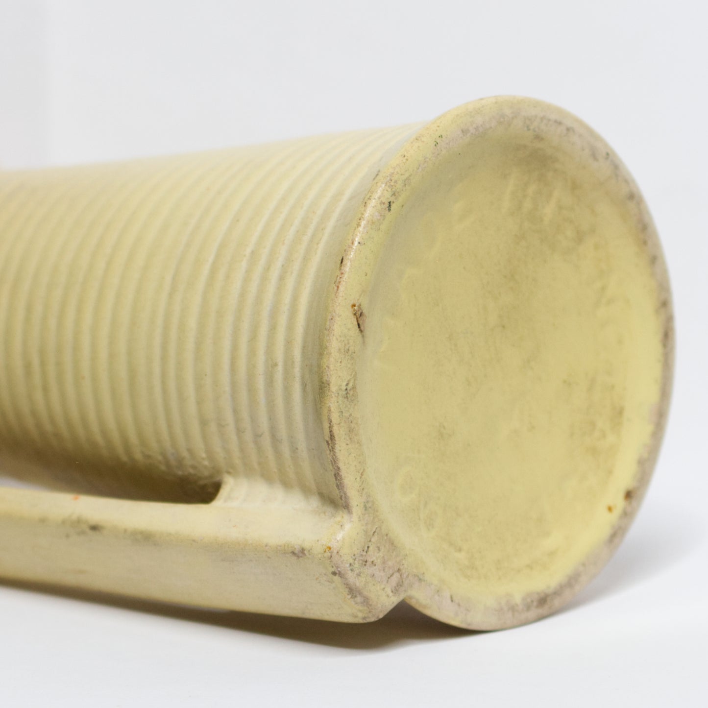 Vintage Mid Century Loop Handle Art Deco Pot / Vase English Made