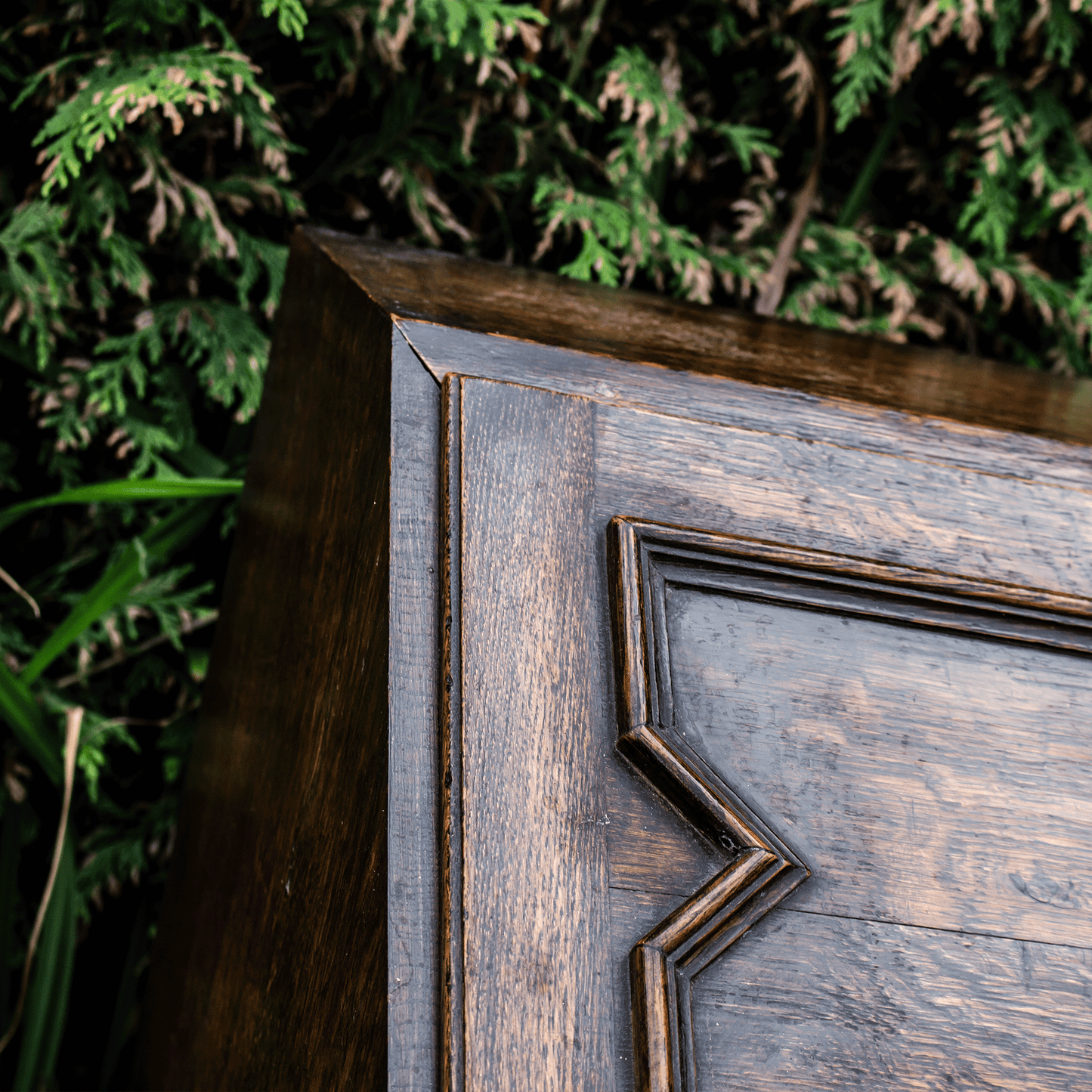 Vintage Antique 1850s Solid Wood English Bureau Writing Desk