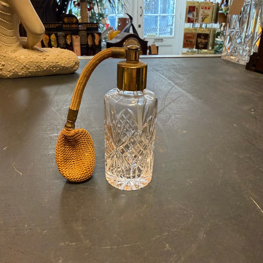 glass perfume bottle vintage
